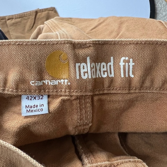 Carhartt relaxed fit tan carpenter pants - Picture 2 of 10